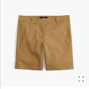NWOT J. Crew 7” Chino shorts
